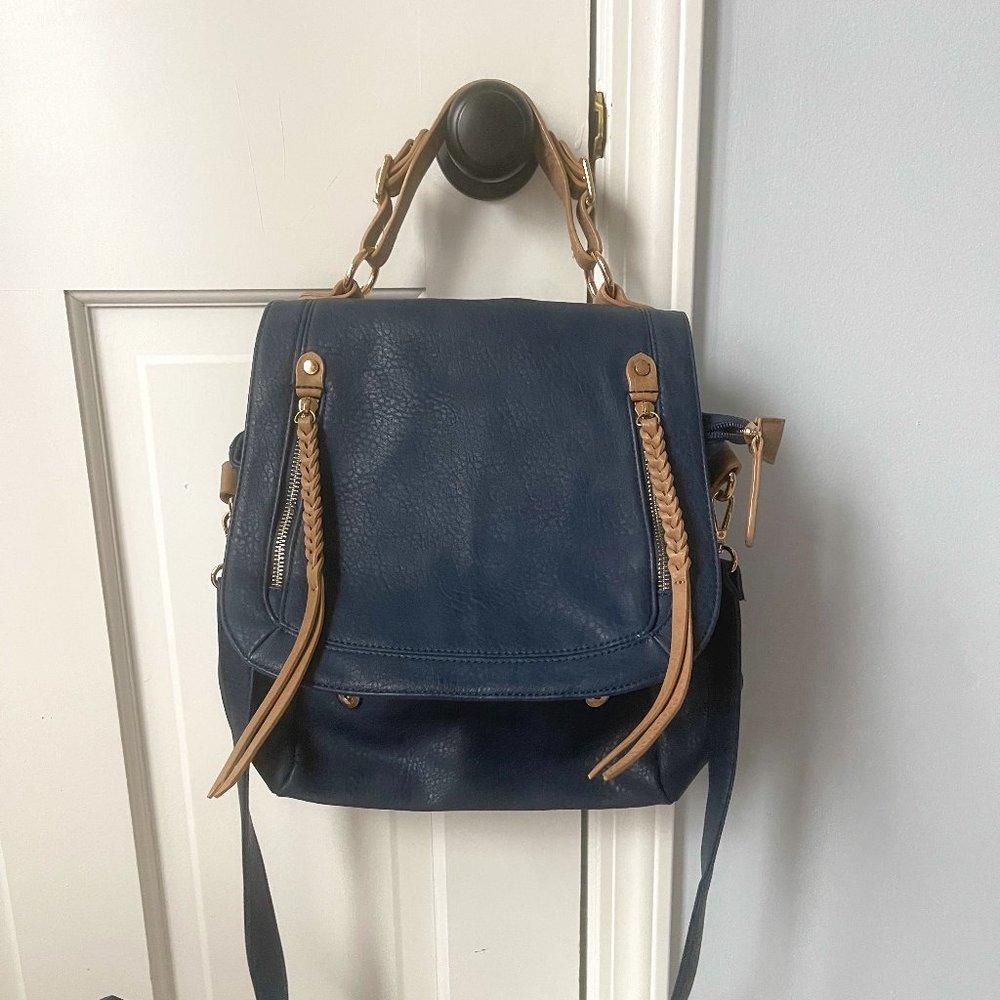 Urban Expressions - Khloe Messenger Bag - Navy
